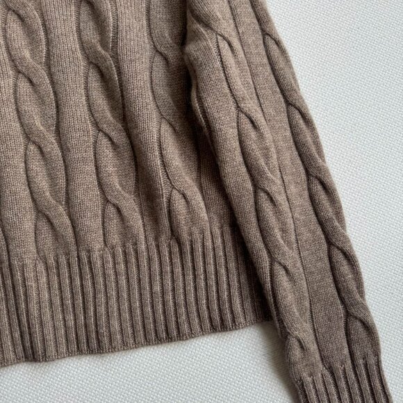 Loro Piana classic cable knit cashmere sweater - Picture 2 of 8